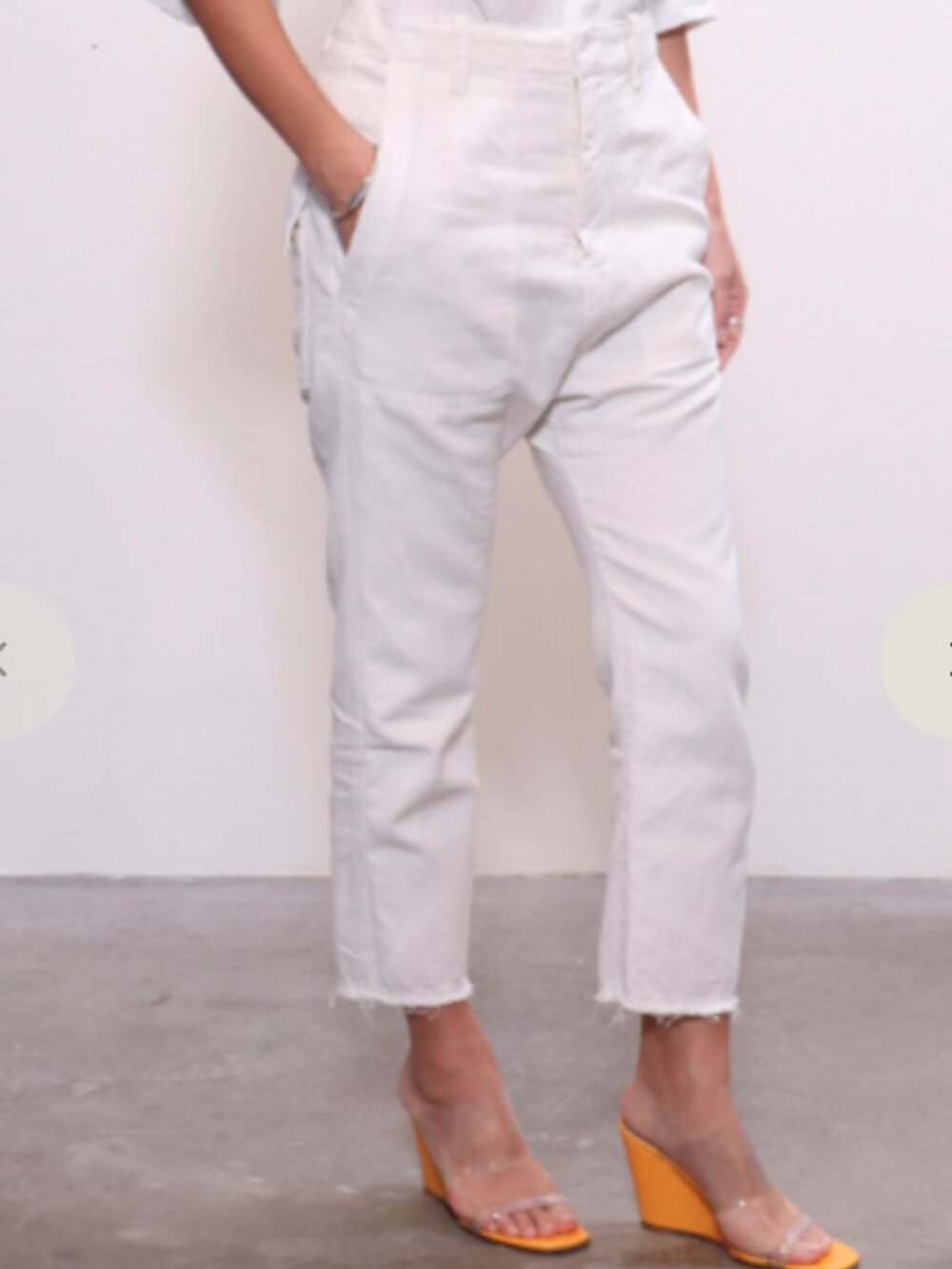 Nili Lotan Luna Pants White Size 4